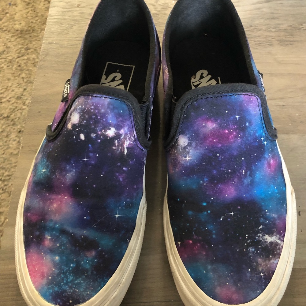 Vans “Off the Wall” galaxy style shoes